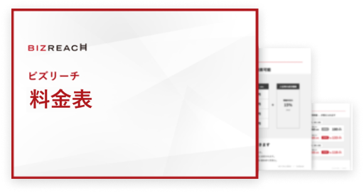図:ビズリーチ料金表
