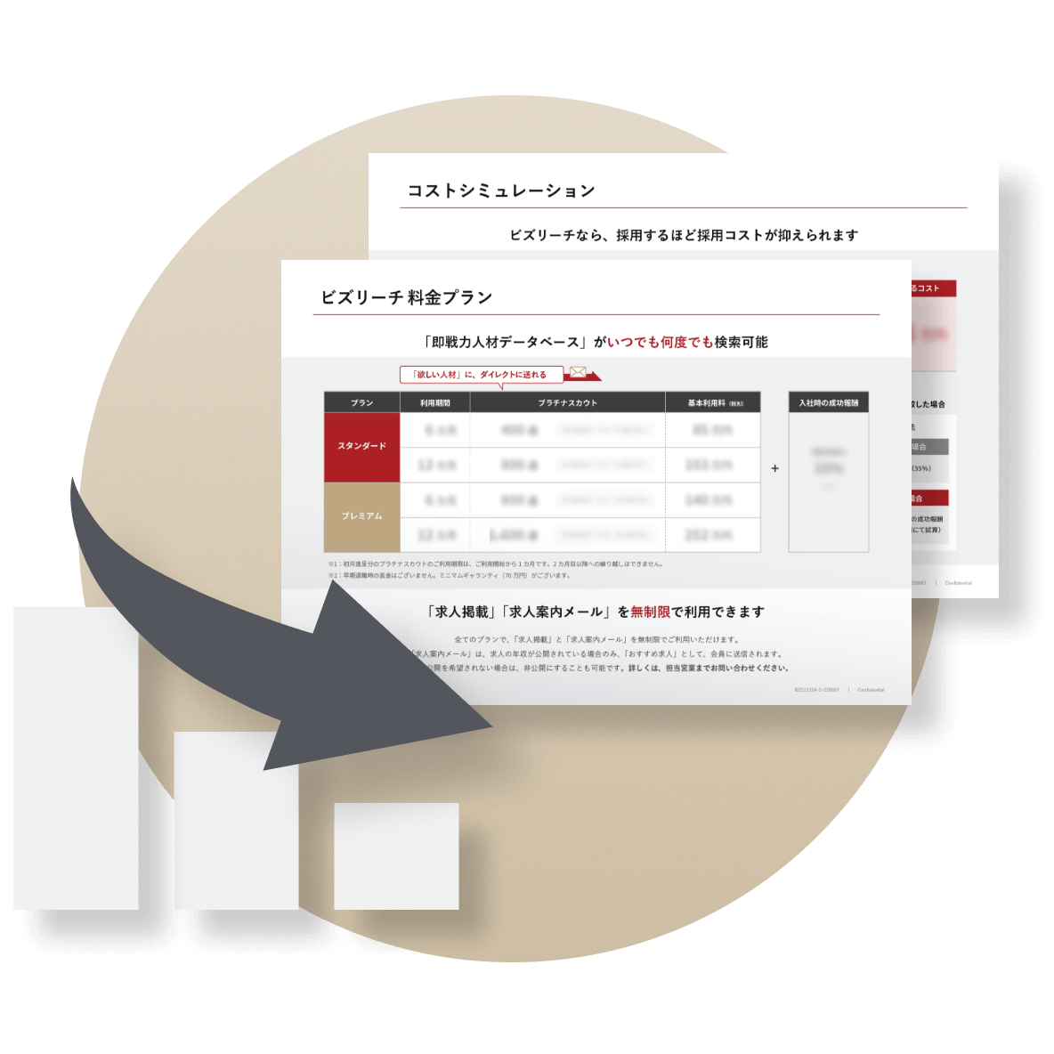 図:トータルの採用コストを抑えられる