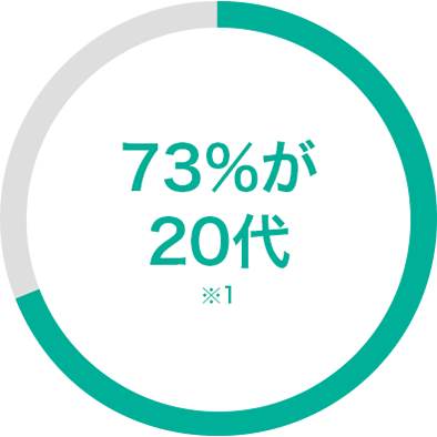 人材データベースの内訳グラフ